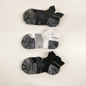 3-Pack Bombas Women's Running Ankle Socks Size M Cushioned Comfort